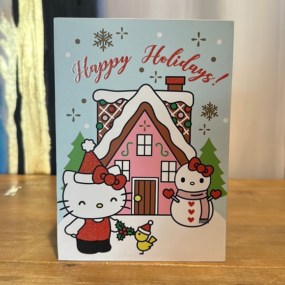 Hello Kitty Other - Hello Kitty Happy Holidays Wooden Christmas decor new